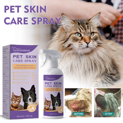 Yegbong Pet Skin Spray - Relieves Itching and Removes Mites from Dogs and Cats (Cleansing and Care Spray)