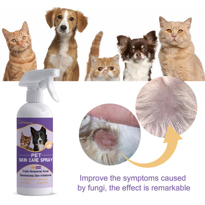 Yegbong Pet Skin Spray - Relieves Itching and Removes Mites from Dogs and Cats (Cleansing and Care Spray)